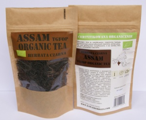 Herbata czarna Assam TGFOP - 50 g Organic