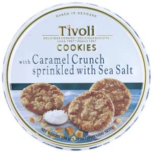 Duńskie ciastka karmel i sól morska Tivoli 150 g